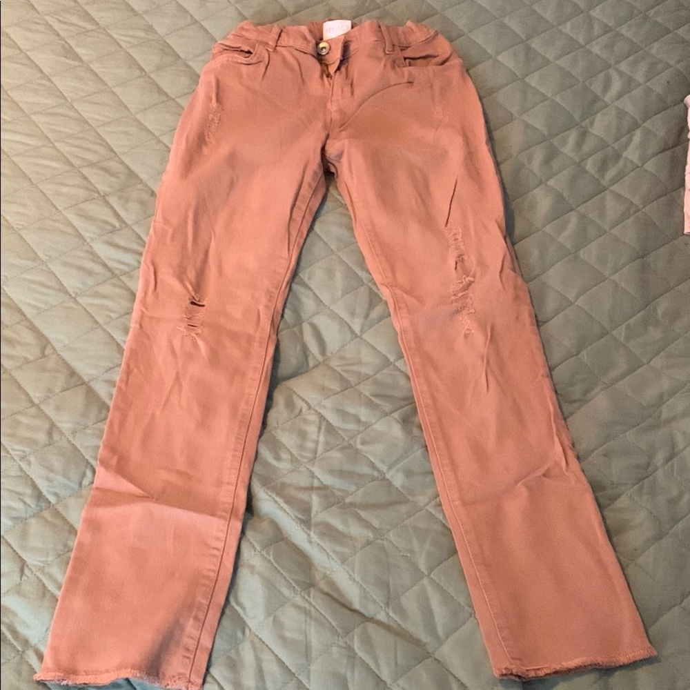Place pinkish brown Pants